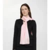 Wide Check Silk Scarf