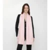 Wide Check Silk Scarf
