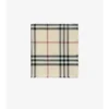 Wide Check Wool Scarf