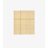 Wide Check Wool Scarf