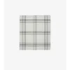Wide Check Wool Scarf
