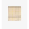 Wide Check Wool Scarf