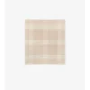 Wide Check Wool Scarf