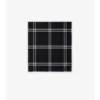 Wide Check Wool Scarf