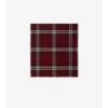 Wide Check Wool Scarf
