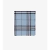 Wide Check Wool Scarf