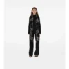 Wide Check Wool Scarf