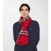 Wide Check Wool Scarf