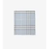 Wide Check Wool Scarf