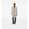 Wide Check Wool Scarf