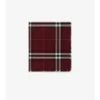 Wide Check Wool Scarf