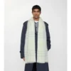 Wide Check Wool Scarf