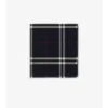 Wide Check Wool Scarf