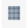 Wide Check Wool Scarf