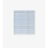 Wide Check Wool Scarf