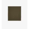 Wide Check Wool Silk Scarf