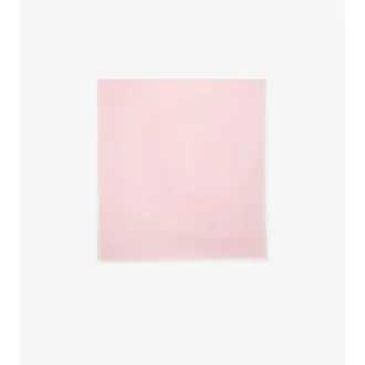 Wide Check Wool Silk Scarf