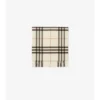 Wide Cross Stitch Ekd Check Cashmere Scarf