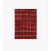 Wide Ekd Check Wool Silk Scarf
