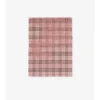 Wide Ekd Check Wool Silk Scarf