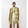 Wide Ekd Check Wool Silk Scarf
