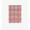 Wide Ekd Check Wool Silk Scarf