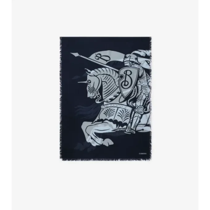 Wide Ekd Wool Scarf