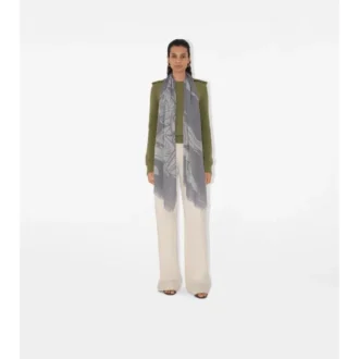 Wide Ekd Wool Scarf