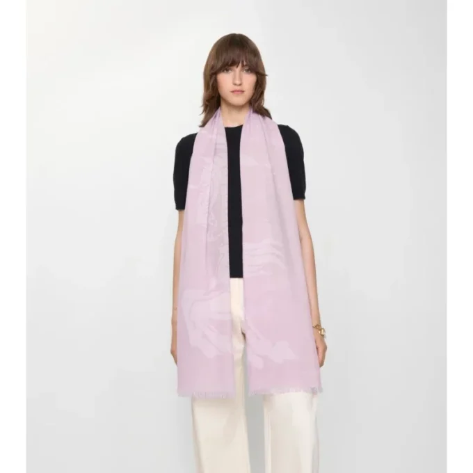 Wide Ekd Wool Scarf