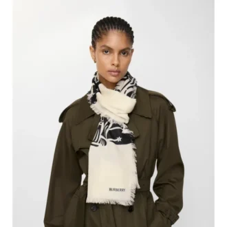Wide Ekd Wool Scarf