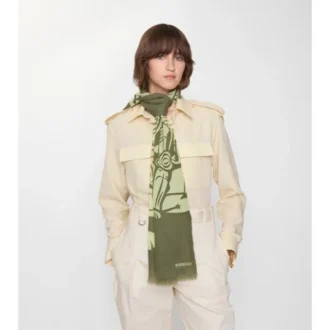 Wide Ekd Wool Scarf