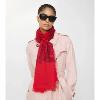Wide Ekd Wool Scarf