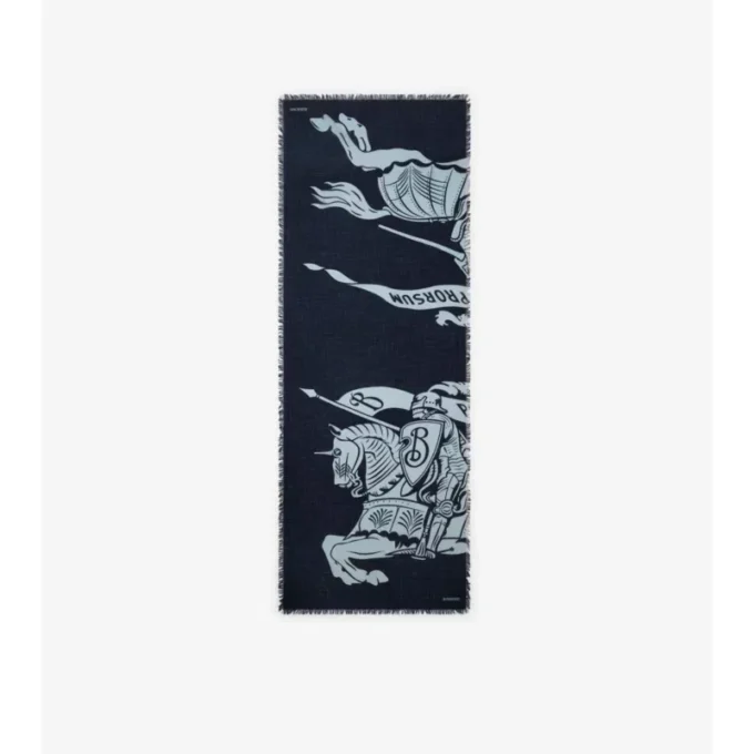 Wide Ekd Wool Scarf