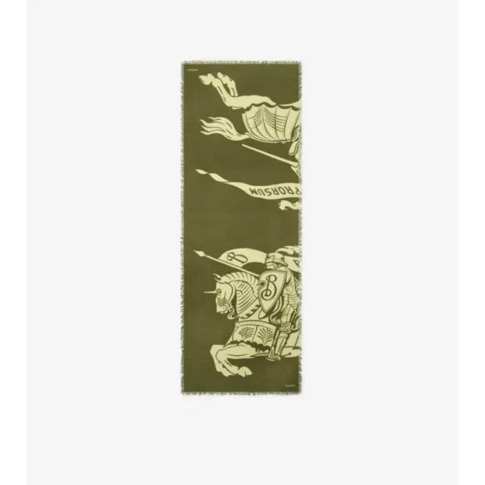 Wide Ekd Wool Scarf