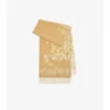 Wide Floral Ekd Cashmere Scarf
