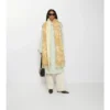 Wide Floral Ekd Cashmere Scarf