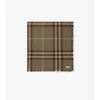 Wide Reversible Check Wool Silk Scarf