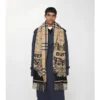 Wide Reversible Ekd Cashmere Scarf