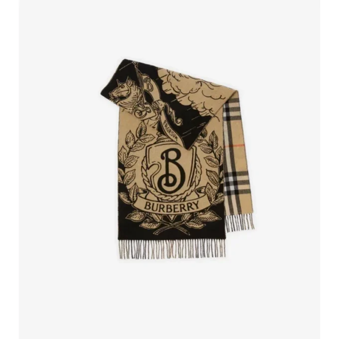 Wide Reversible Stormy Knight Scarf