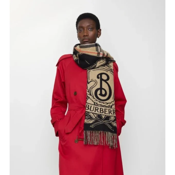 Wide Reversible Stormy Knight Scarf