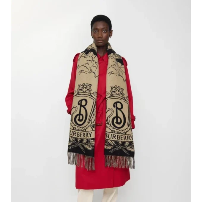 Wide Reversible Stormy Knight Scarf