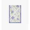 Wide Watercolour Check Silk Scarf
