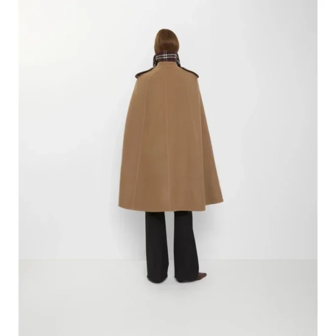 Wool Belmont Trench Cape