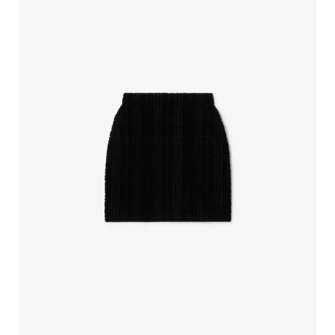 Wool Blend Mini Skirt