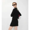Wool Blend Mini Skirt