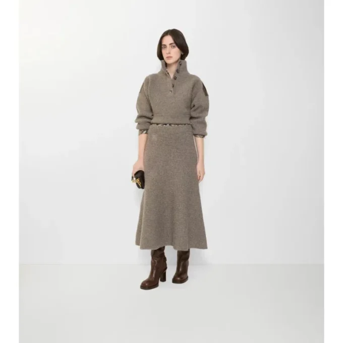 Wool Blend Skirt
