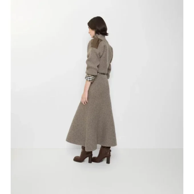 Wool Blend Skirt