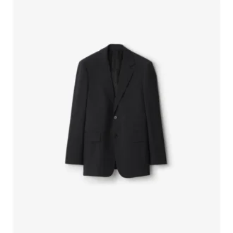 Wool Blend Tailored Jacket