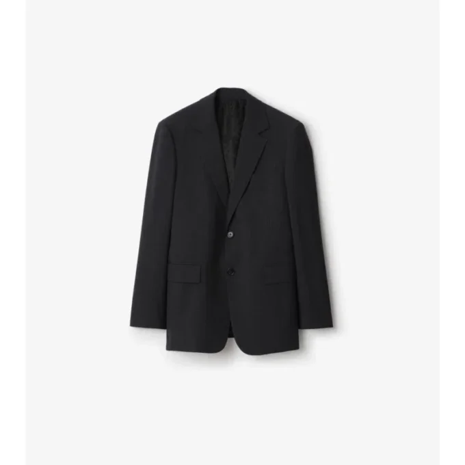 Wool Blend Tailored Jacket