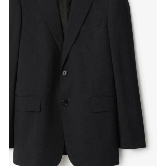 Wool Blend Tailored Jacket